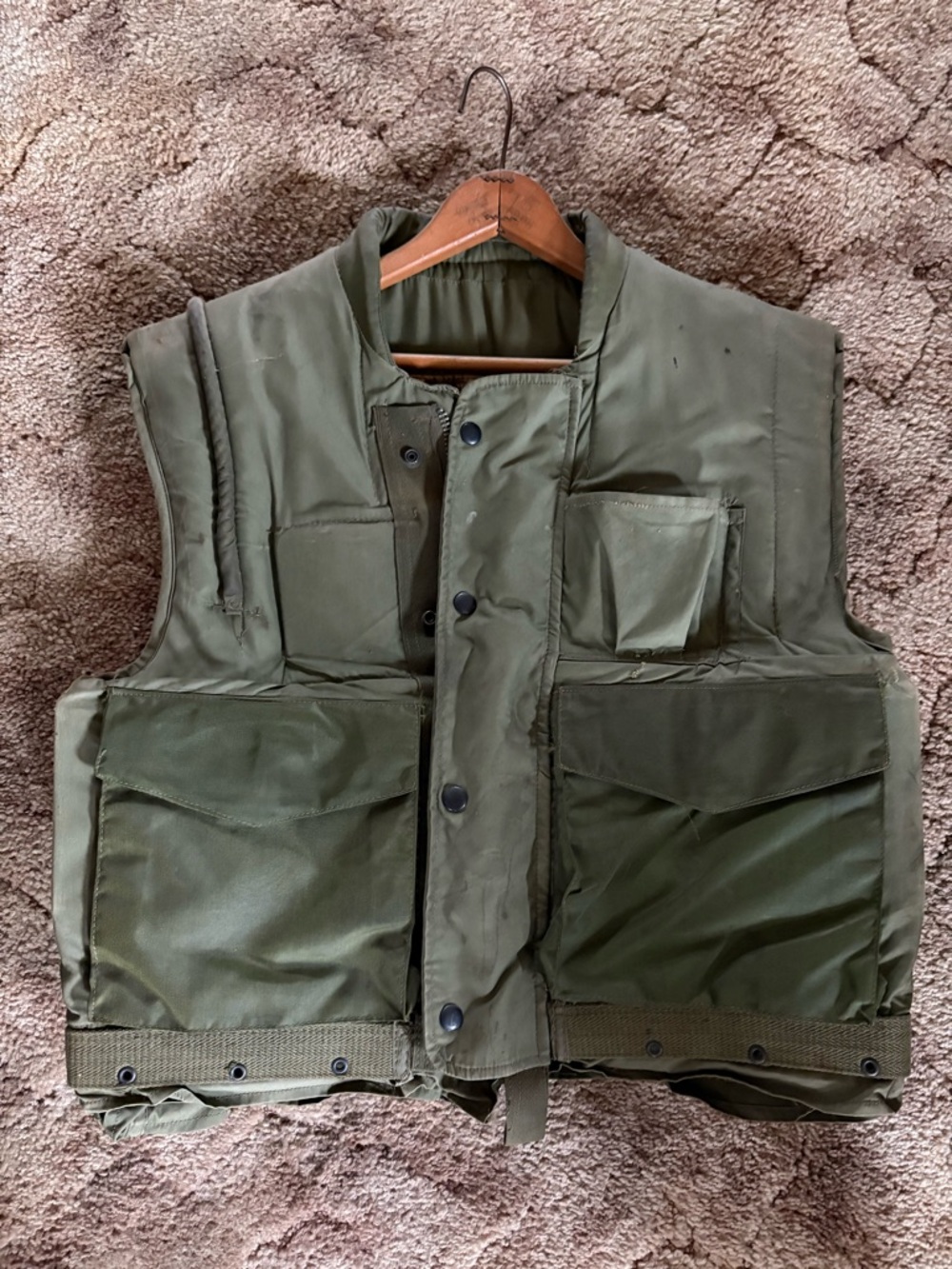 Authentic Vietnam War USMC M-1955 Flak Jacket – 1968 Dated – Size Medium